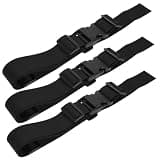 OSALADI 3pcs Adjustable High Chair Straps, Universal Pushchair and Stroller Safety Harness Belt, Easy Adjustment Polyester for Mealtime and Travel Use