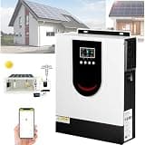Hybrid Solar Inverter (1.0-10.2KW), 12V 24V 48V Pure Sine Wave, Off Grid Hybrid Inverter Charger, LCD Display, 40/80/120/160A Solar Charge Contro
