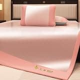 FCHZJCZYT Summer Sleeping Mat, Foldable Breathable Cool Absorb Sweat Sleeping Mat, Rattan Cooling Mat, with Pillowcase, Cooling Bed for Home School Dormitory
