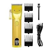Pro Hair Clipper, Electric USB Rechargeable Barber Trimmer Men Razor Men's Shaver
