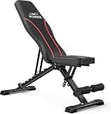 FLYBIRD WB2 Weight Bench, Utility Adjustable Weight Bench for Full Body Workout- Multi-Purpose Foldable Incline Bench (Black)