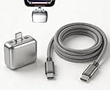 140W AI Auto Cut Power Physical Disconnect Charger Protector with 4.9FT Cable 240W, Smart Auto Stop Charging Adapter for USB-C Phones Laptops Tablets, Overcharge Prevention for Overnight Charging