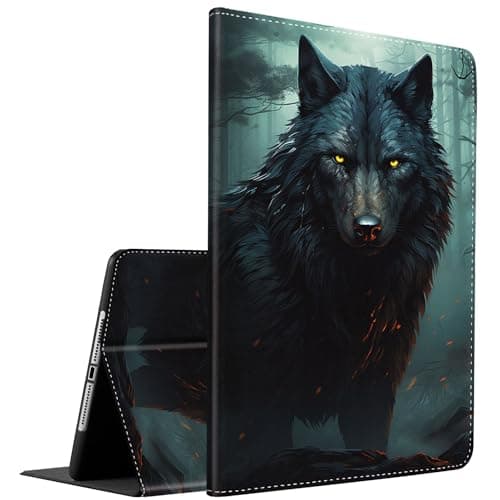 Case for Samsung Galaxy Tab A7 Lite 8.7 Inch 2021 (SM-T220/T225), Multi-Angle Smart Stand Cover Auto Sleep/Wake for Galaxy Tab A7 Lite 8.7"(SM-T220/T225), Black Wolf