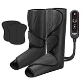 FIT KING Leg Massager for Circulation and Pain Relief, Air Compression Leg and Foot Massager to Relieve Pain Swelling Edema with 2 Size Extensions- Great Gift for Wife Mom and Dad