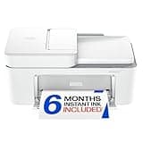 HP DeskJet 4327 Wireless All-in-One Color Inkjet Printer, Scanner, Copier, 6 Month Trial of Instant Ink Included, AI-Capable (B3ZF6A)