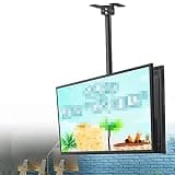 TV Stand Ceiling TV Mount Bracket, Tilt and Rotatable TV Stand, for TVs 37 to 80 Inches