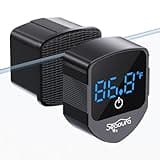 SEAOURA 2-in-1 Aquarium Magnetic Cleaner with Digital Aquariums Thermometer, Fish Mini Magnets Brush only for Glass Tank,Tiny Magnet Floating Cleaning Tool for 1-30 Gallons