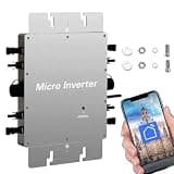 1600W Inverter for Your Solar Balcony Power Plant Intelligent WiFi for, PV for 2 Panels/IP67/App/MPPT