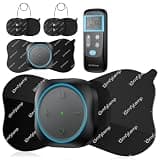 Comfytemp Wireless TENS Unit Muscle Stimulator for Pain Relief, Portable Rechargeable TENS Machine with Remote, EMS Muscle Stimulator with 30 Modes & 2 Sets, Pulse Massager for Back Sciatica Shoulder