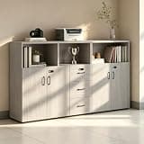 YCZYCZ Lateral File Cabinet with Lock, Metal Office Storage Cabinet, 2 Drawer Lateral File Cabinets for Home Office, A4 Letter Size, Heavy Duty Steel Filing Cabinet for Documents Storage
