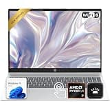 WOWPC Customized HP OmniBook 5 16" WUXGA 2K Touchscreen Laptop | AMD Ryzen AI 7 350 Processor | 16GB DDR5 RAM | 256GB/512GB/1TB/2TB/4TB PCIe SSD | Win 11 | Backlit Keyboard | Wi-Fi 6 & Bluetooth 5.4