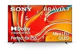 Sony 55 Inch Mini LED QLED 4K Ultra HD TV BRAVIA 7 Smart Google TV with Dolby Vision HDR and Exclusive Features for PlayStation®5 (K-55XR70)