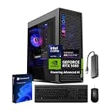 Lenovo Legion Tower 7i Gen 10 Gaming Desktop Computer, Intel Core Ultra 9 285K, NVIDIA GeForce RTX 5080, 64GB DDR5 8TB SSD | Legion Coldfront Cooling w/USB Hub,KB&Mouse, Copilot AI Windows 11 Pro
