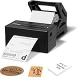 Labeer Label Printer with Holder, Printer+25 Pieces Thermal Paper