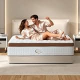 Queen Size Mattress 12 Inch, Hybrid Mattresses in a Box, Medium Firm Individual Pocket Springs Fiberglass Free Breathable and Stress-Relieving CertiPUR-US 80" x 60"