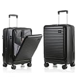 Kmvazcd Carry On Luggage Airline Approved, 20 Inch Expandable PC Hardside Lightweight Suitcases with Spinner Wheels and TSA Lock