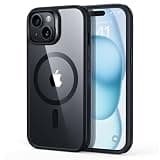 ESR for iPhone 15 Case, Compatible with MagSafe, Military-Grade Protection, Yellowing Resistant, Scratch-Resistant Back, Magnetic Phone Case for iPhone 15, Classic Series, Clear Black