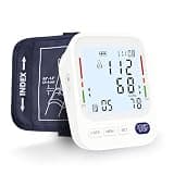 P PANACARE Upper Arm Blood Pressure Monitor – Large LCD Display BP Machine, 2-User 240 Memory, Irregular Heartbeat Detection, Wide Cuff 8.7"-20.5", Type-C Power