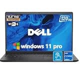 Dell 15.6 Touchscreen Business Laptop - 15.6" FHD Touch Display, Intel 10-Core i7-1355U, Intel UHD Graphics, Wi-Fi 6, Windows 11 Pro, Type-C, 16 GB RAM, 1 TB SSD, Black