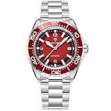 CADISEN Pagani Design Men's 42mm Automatic Watch (red Steel)