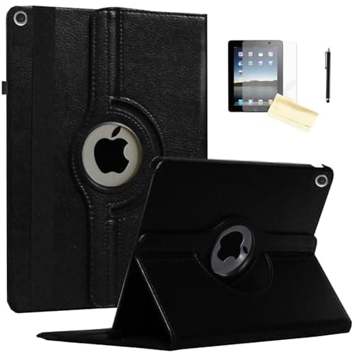 Jkytec Case for iPad Air 3rd Generation/for iPad Pro 10.5, Smart Cover Rotating Stand Auto Wake up Sleep for A2152 A2153 A1701 A1709 (Black)