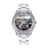 FekiLoot Watch for Men Big Face Stainless Steel Wrist Watch Personality