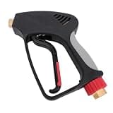 Badafaci Pressure Washer Stainless Steel Short Power Washer Spray 5000 PSI with 5 Nozzles 3 8in Quick Connector and M22 14mm Adapter for Car Wash Patio Garden Cleaning