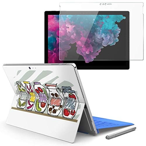 igsticker Surface pro7 (2019) pro6 pro2017 pro4 exclusive skin seal glass film set LCD protection film sticker accessories protection 009788 food illustration colorful