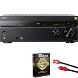 Sony STR-AN1000 7.2 Channel Home Theater 8K A/V Receiver Bundle with 4K HDMI Cable w/Pure Copper Conductors & Deco Essentials CPS Exclusive 26 Month Protection Pack Bundle (BEACH-CPS-261000)