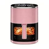 Air Fryer, 6QT Airfryer with Viewing Window, 12-in-1 Digital Air Fryer Oven, 400°F Fast Heating, Nonstick & Dishwasher Safe Square Basket, Air Fry, Roast, Bake, Reheat, Dehydrate for Family Meals
