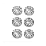 SH90 Replacement Blade Heads,Compatible For Norelco Shaver Series 9000, SW6700/91 SW9700/83 S9311/27 S9311/84, S9311/87, S9321/88(SH90(6PCS))