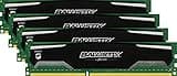 Crucial Ballistix Sport 32GB Kit (8GBx4) DDR3 1600 MT/s (PC3-12800) CL9 @1.5V UDIMM 240-Pin Memory BLS4KIT8G3D1609DS1S00