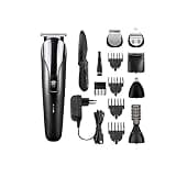 Men's Professional Hair Clipper Electric Clippers Beard Ear Nose Cutting Machine Cordless Wired(D)