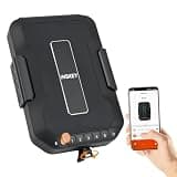INSKEY Biometric Gun Safe for Handgun – Full Size Pistol Safe Box, 4-in-1 Quick Access with Fingerprint/App/Code/Keys, Portable Waterproof Durable Lock Box for Home, Car, Travel