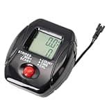 Violiica LCD Display Stepper Counter for Rowing Machine Fitness Equipment, Digital Monitor Tracking Time Reps Distance Calories, Black Plastic
