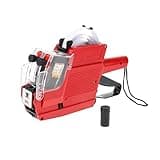 Gitohoni 600 10 Digits 2 Lines Tag Labeller, Premium, Red