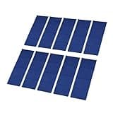 Acouto 10pcs Flood Sandbags 600D Polyester Reusable Flood Barrier Bag for Door Window Garage Basement Dark Blue (Dark Blue)