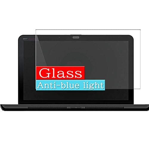 Synvy Anti Blue Light Tempered Glass Screen Protector , Compatible with HP ENVY 15-1000 / 1050nr / 1055se / 1060ea / 1021tx / 1067nr / 1001tx / 1009eo / 1003tx 15.6" 9H Screen Film Protectors (Active Area Cover Only)