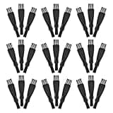 Zerodeko 100pcs Dual-head Cleaning Brush for Razors and Care Tools Lightweight Plastic Small Brush with Nylon Bristles Travel-friendly for Office and Travel Use