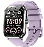 Jacoosa Smart Watch for Men/Women Android & iPhone, 1.83" HD Touch Screen, Bluetooth Calling, 5 ATM Waterproof Fitness Tracker with 130+ Sports Modes, 24/7 Health Monitor (Purple)