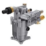 Cryfokt 3/4 Inch Shaft Pressure Washer Pump, 2500 PSI 2.4 GPM Replacement Pump for Gas Pressure Washer, with Hardware and Siphon Tube