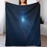 Generic Space Blanket Sun and Star Blanket, Blue, asdsatttt-998
