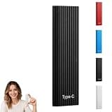 Tinycarry 16TB Large-Capacity Type-C Portable Mini SSD, Tinycarry 16TB External Hard Drive, Ultra-Fast Solid State Storage Drive, Works Seamlessly with Windows, Mac and Android Devices (Black)