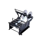 Manual Bottle Labeling Machine with Handle Label Applicator Machine 15-30pcs/min Self-Adhesive Bottles Labeler Sticker Label Applicate Machines for Bottles Diameter 0.6-4.72 in