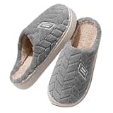 QHEVLXQI Thick-soled Cotton Slippers For Women In Winter Indoor Home Thick-soled Warm Cotton Slippers Non-slip Plush Slippers For Men(B,6.5-7/5-5.5)