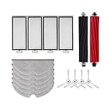 Compatible For Roborock, Q8 Max Q8 Max Plus Q8 Max+ Q5 Pro Q5 Pro Plus Replacement Parts Accessories Main Side Brush Hepa Filter Mop Dust Bag(16PCS-A)