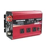 Cantonape 2000W Power Inverter 12V to 110V/120V DC to AC with LCD Display, Remote Controller 3 x AC Outlets and 4 x 3.1A USB Car Adapter for Car Truck Boat RV Solar System