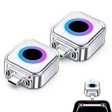 2PCS 140W AI Smart Auto Stop Charging Adapter,USB-C Charging Adapter Separator,Smart Auto StopsCharging When Full,Overnight Safe,Prevent Battery Aging,Plug and Play for Laptop,Pad,Phone,Tablet