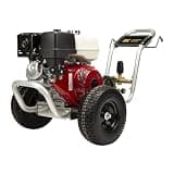 BE Power Equipment 4200 PSI 4.2 GPM Cold Water Gas PW Honda GX390 and Comet Triplex Pump on Aluminum Frame