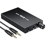YGiTK 16-300Ω Headphone Amplifier Portable - HiFi 3.5MM Rechargeable Headphone Amp with 2-Stage Gain Switch,Volume Knob, Aluminum Frosted Surface, Compatible with Phone, iPad, PC, PS4/5,MP3/4 Players